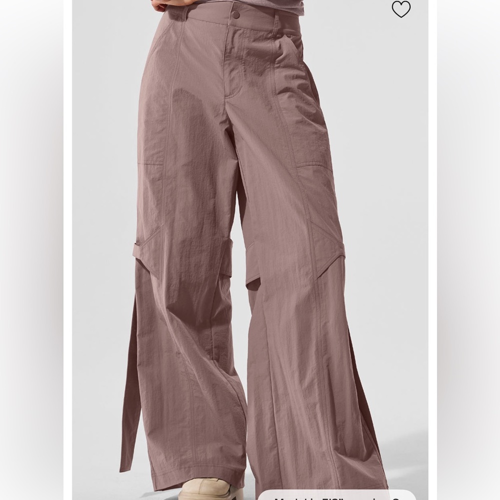 ALO High-waist Voyager Trouser-Mushroom